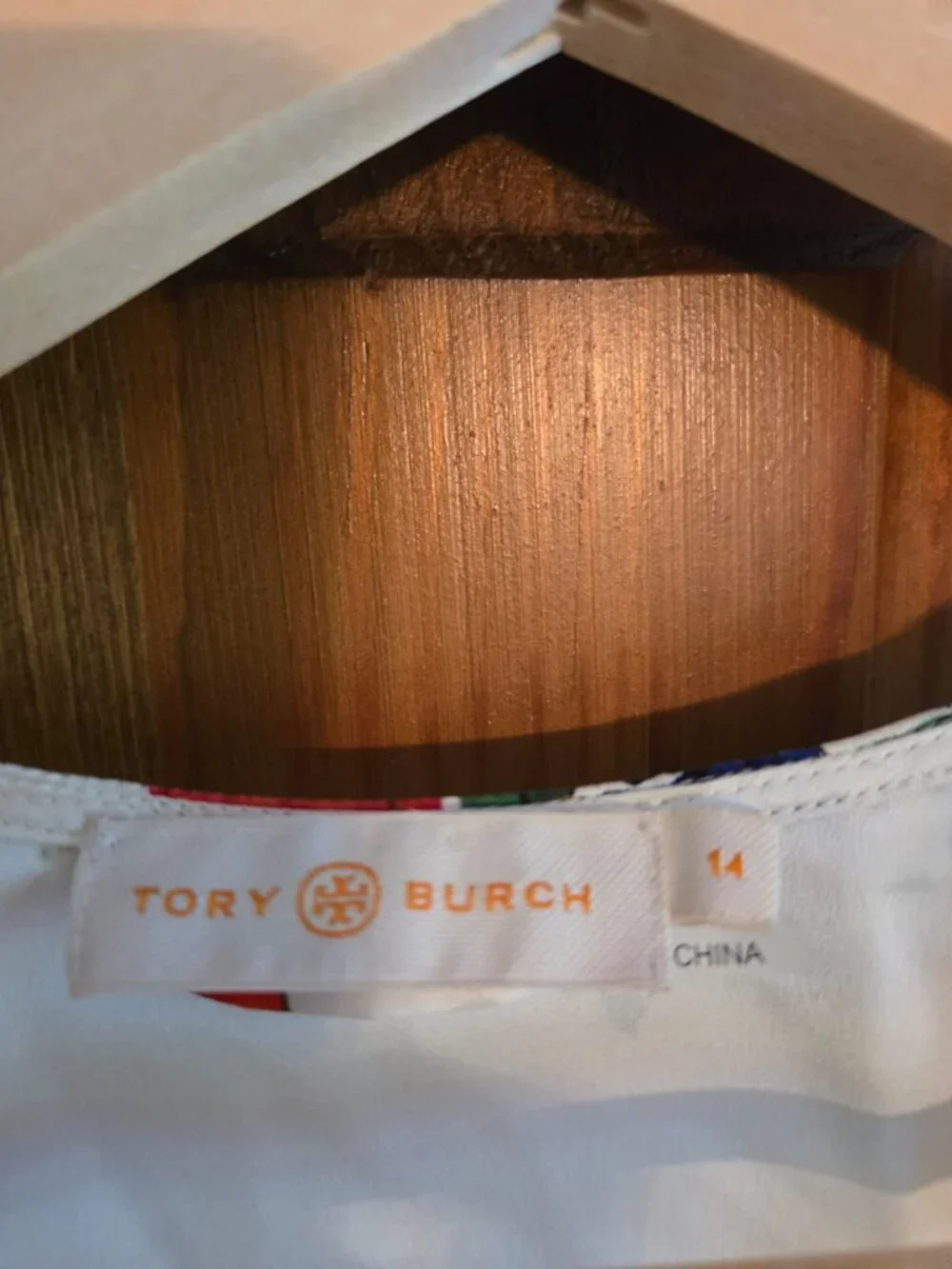 Tory Burch Silk Ivory Floral Wrap Silk Dress